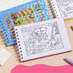 Jasmine & Aladdin A4 Coloring & Activity Book – Spiral Bound - Colorland Toys