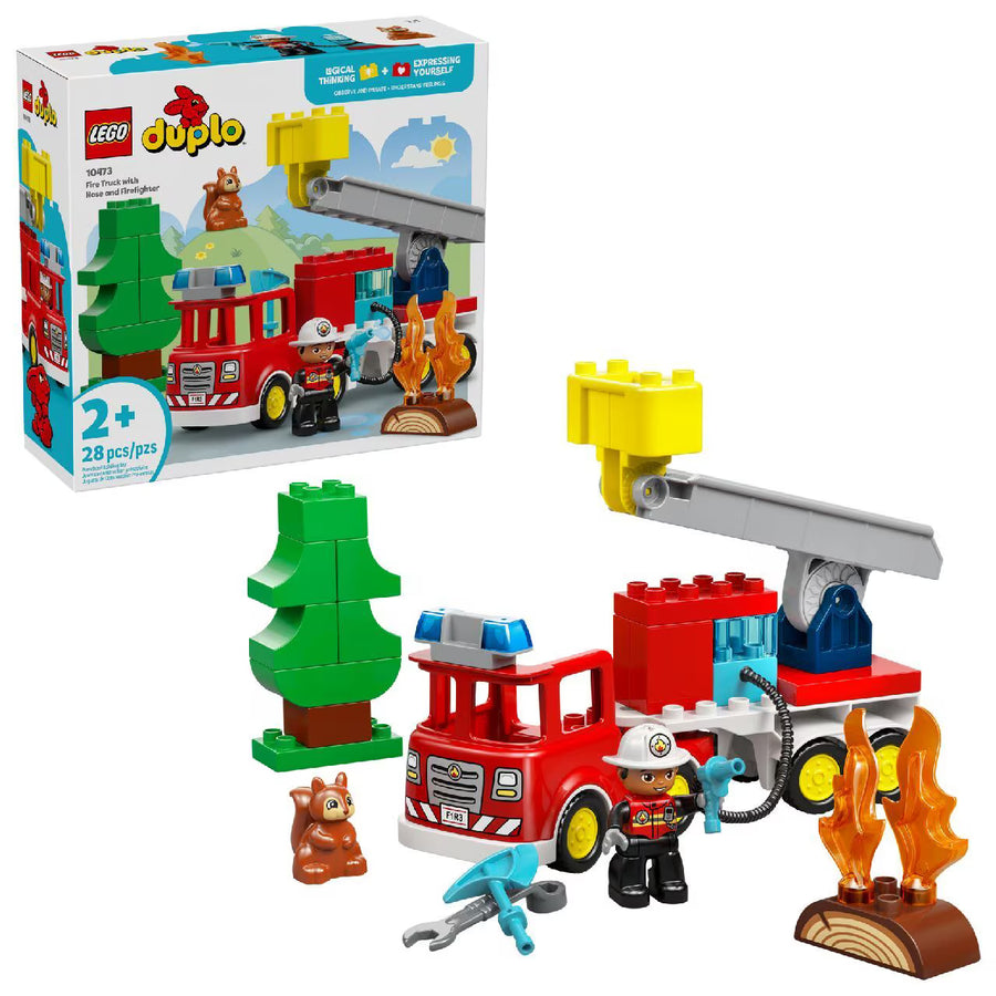 LEGO Duplo Town Fire Truck With Hose And Firefighter 10473 — image 1