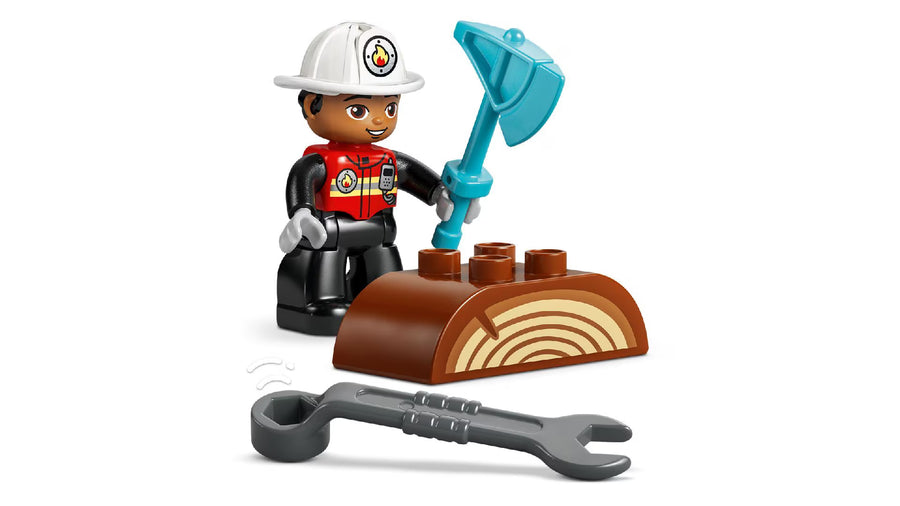 LEGO Duplo Town Fire Truck With Hose And Firefighter 10473 — image 6