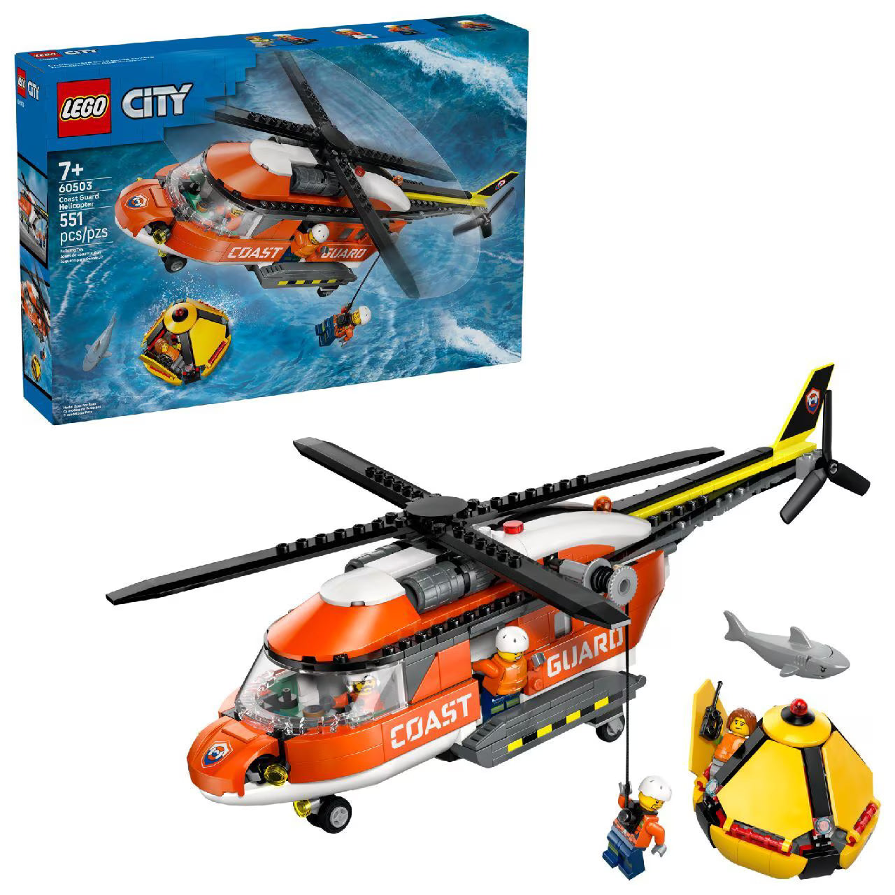 LEGO City Coast Guard Helicopter 60503 - Colorland Toys