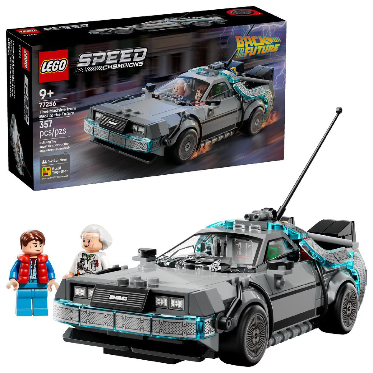 LEGO Speed Champions Time Machine From Back To The Future 77256 — image 1