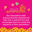 Our Generation 18-inch Doll Finley & 50+ Sticker Set for Kids