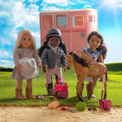 Our Generation Abigale Doll With Pleated Skirt And Hat - Colorland Toys