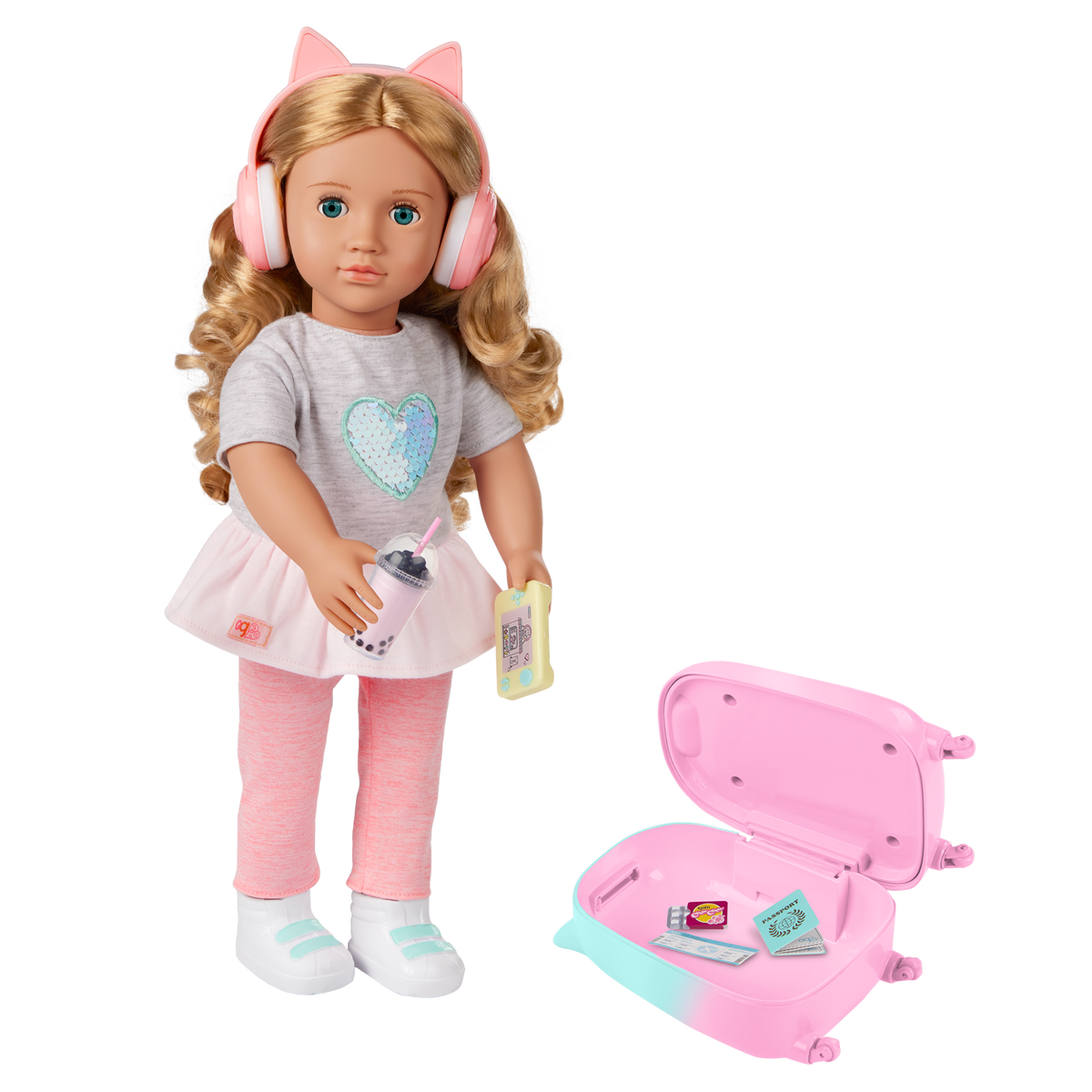Our Generation Activity Travel Doll With Accessories Linzi BD31709Z - Colorland Toys