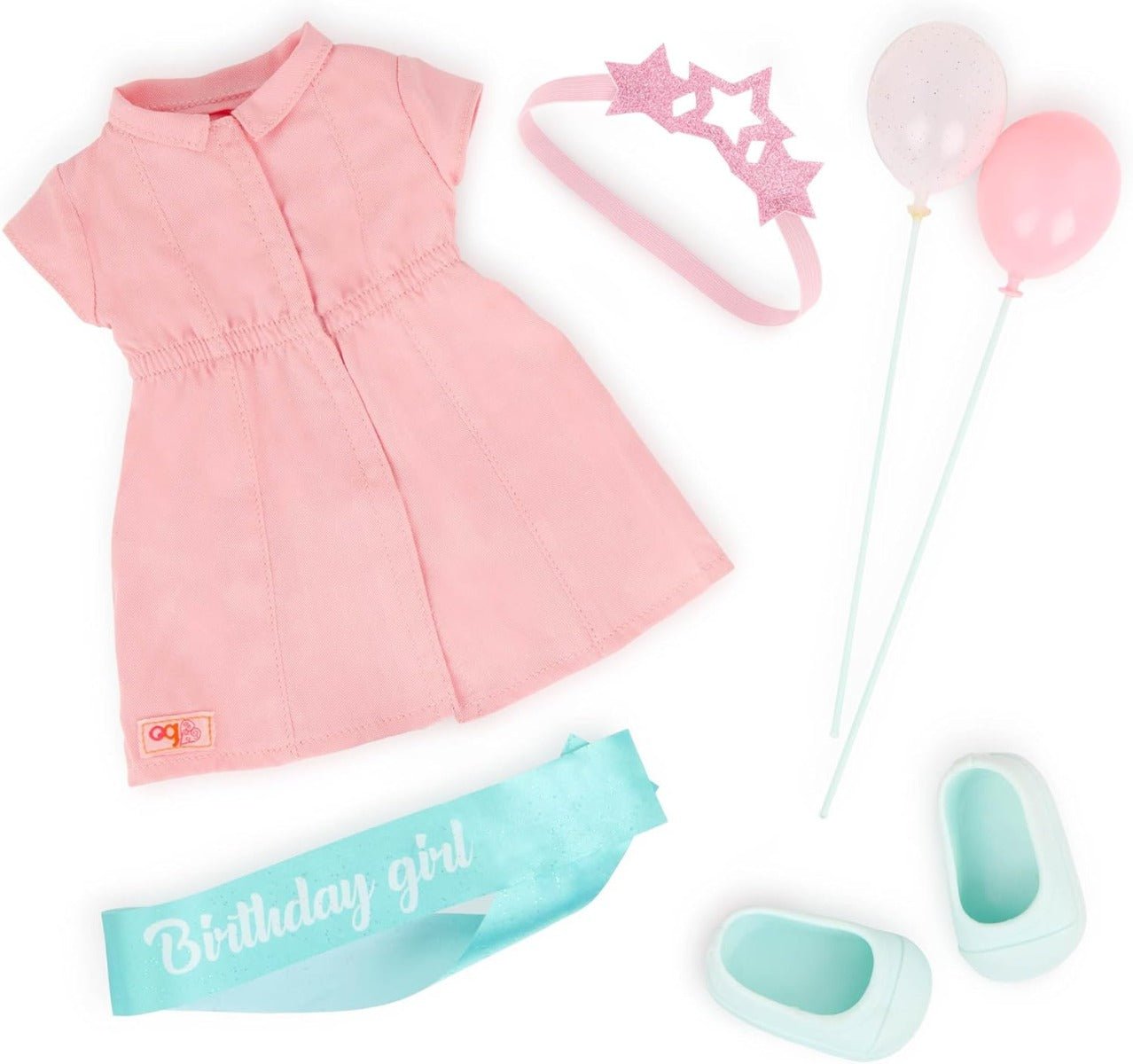 Our Generation Brenna Birthday Doll With Pink Dress - Colorland Toys