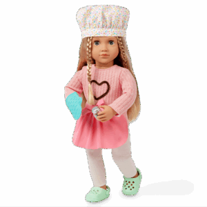 Our Generation Deluxe Baking Doll With Book, Emery BD31732Z - Colorland Toys