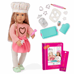 Our Generation Deluxe Baking Doll With Book, Emery BD31732Z - Colorland Toys