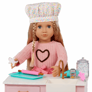 Our Generation Deluxe Baking Doll With Book, Emery BD31732Z - Colorland Toys