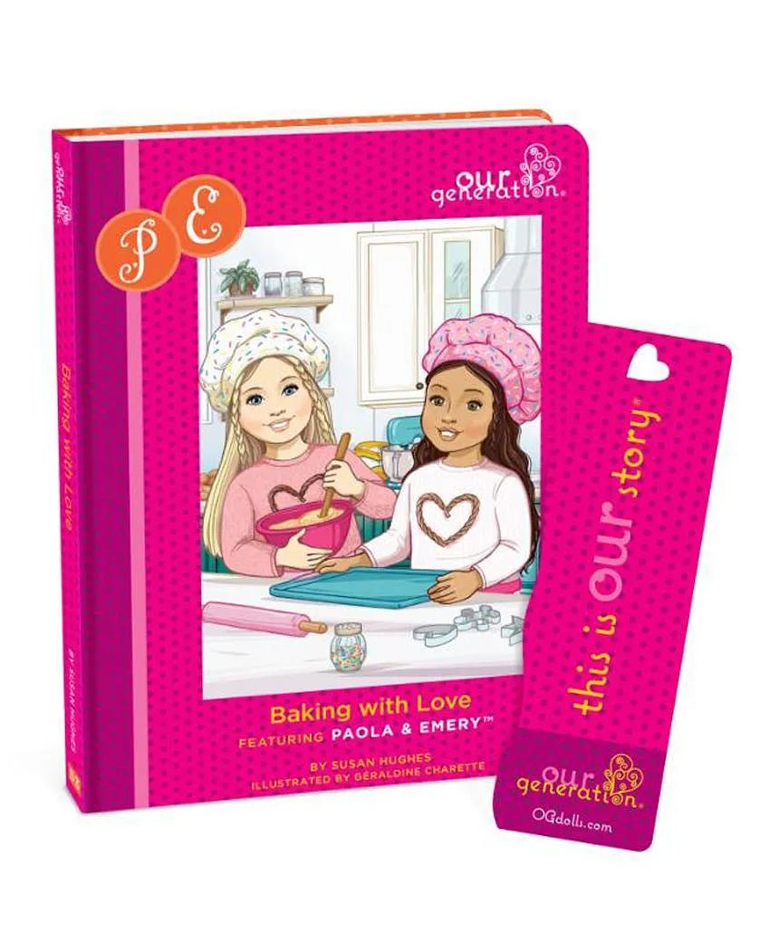 Our Generation Deluxe Baking Doll with Book, Paola BD31731AZ — image 3