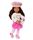 Our Generation Deluxe Baking Doll with Book, Paola BD31731AZ