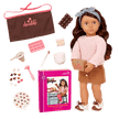 Our Generation Deluxe Chocolate Doll With Book, Coco BD31423Z