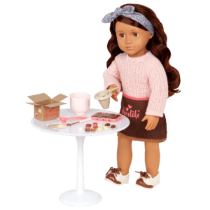 Our Generation Deluxe Chocolate Doll With Book, Coco BD31423Z - Colorland Toys