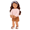 Our Generation Deluxe Chocolate Doll With Book, Coco BD31423Z