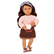 Our Generation Deluxe Chocolate Doll With Book, Coco BD31423Z