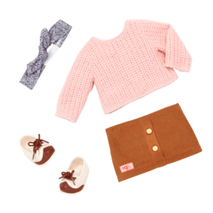 Our Generation Deluxe Chocolate Doll With Book, Coco BD31423Z - Colorland Toys