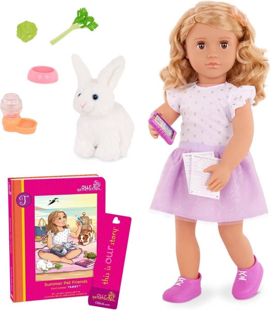 Our Generation Deluxe Pet Lover Doll With Book - Colorland Toys