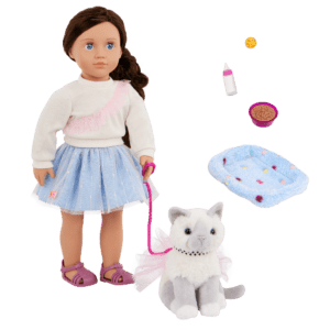 Our Generation Doll And Pet Kitten With Acc. BD31532Z - Colorland Toys
