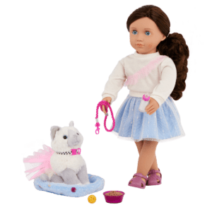 Our Generation Doll And Pet Kitten With Acc. BD31532Z - Colorland Toys