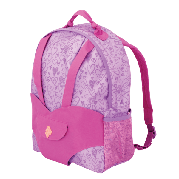 Our Generation Doll Hop On Carrier Backpack – Purple Hearts (BD37418Z) — image 1