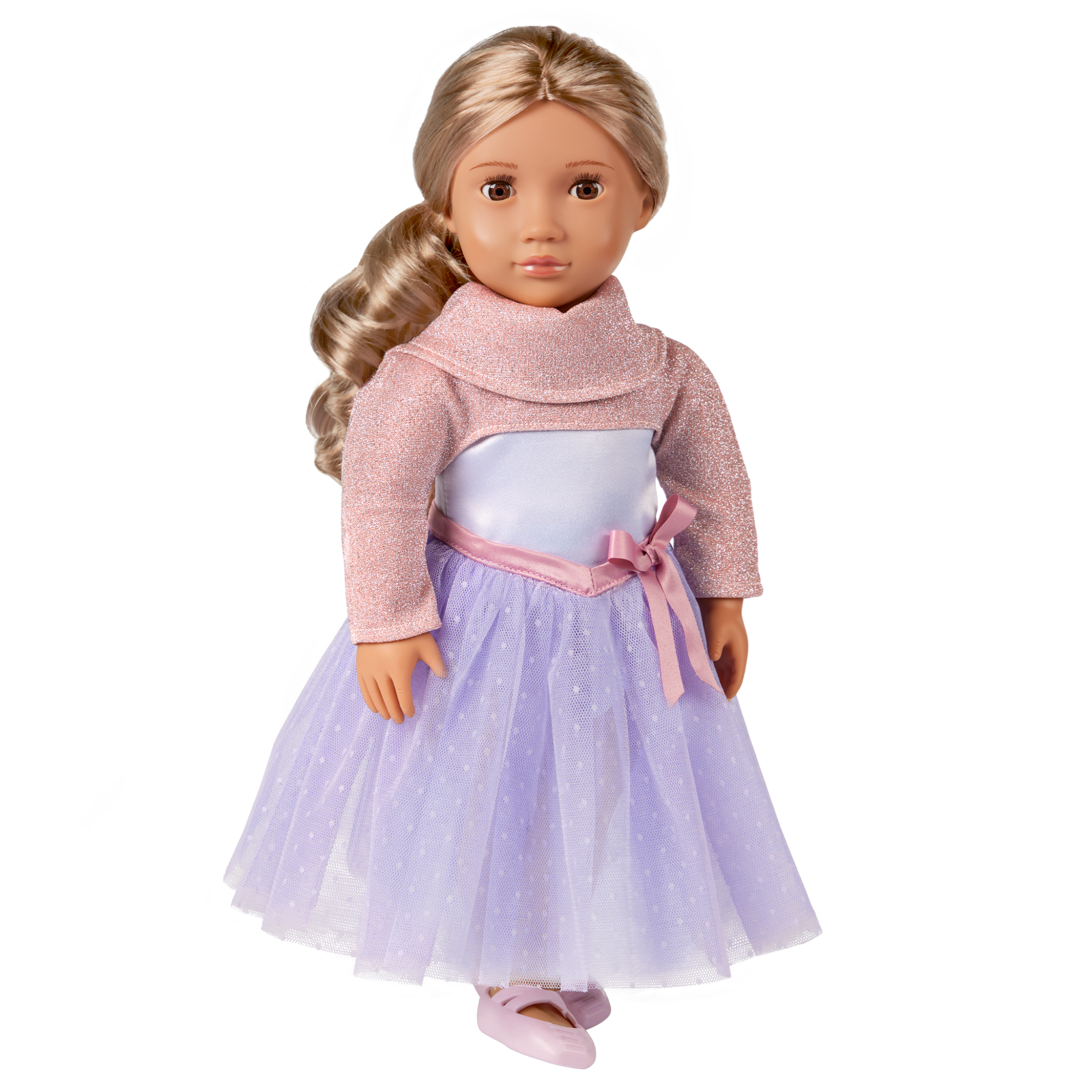 Our Generation Doll With Ballerina Dress & Sweater Jillie BD31597Z - Colorland Toys