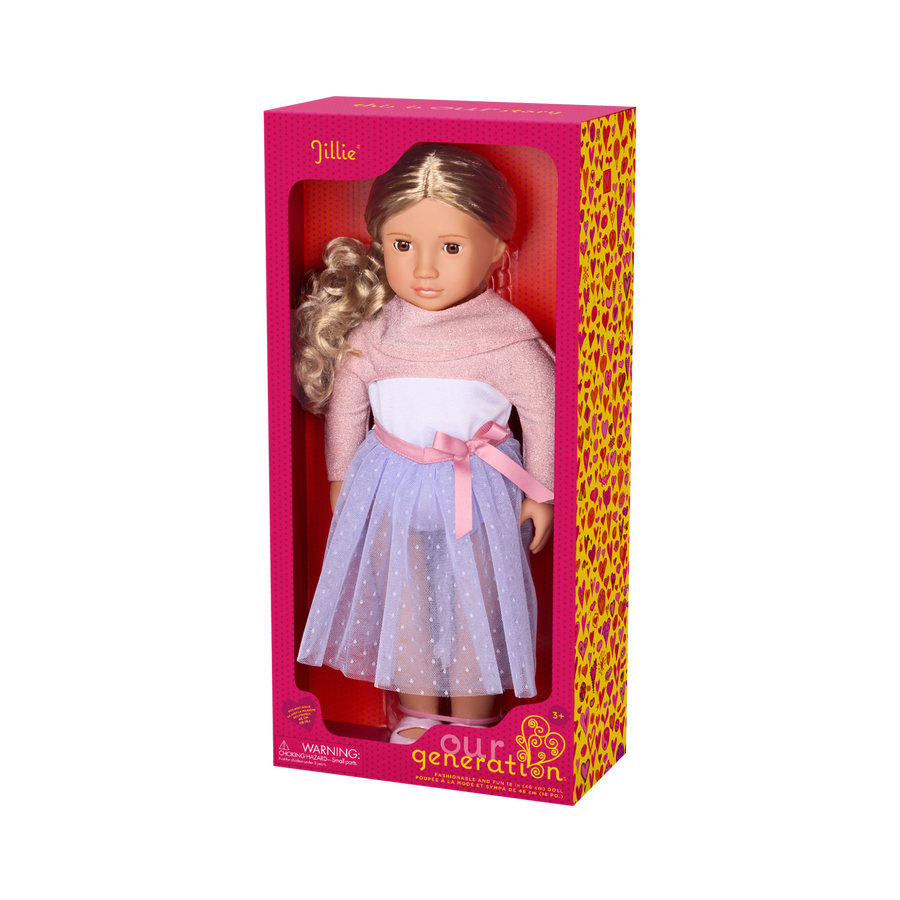 Our Generation Doll With Ballerina Dress & Sweater Jillie BD31597Z — image 1