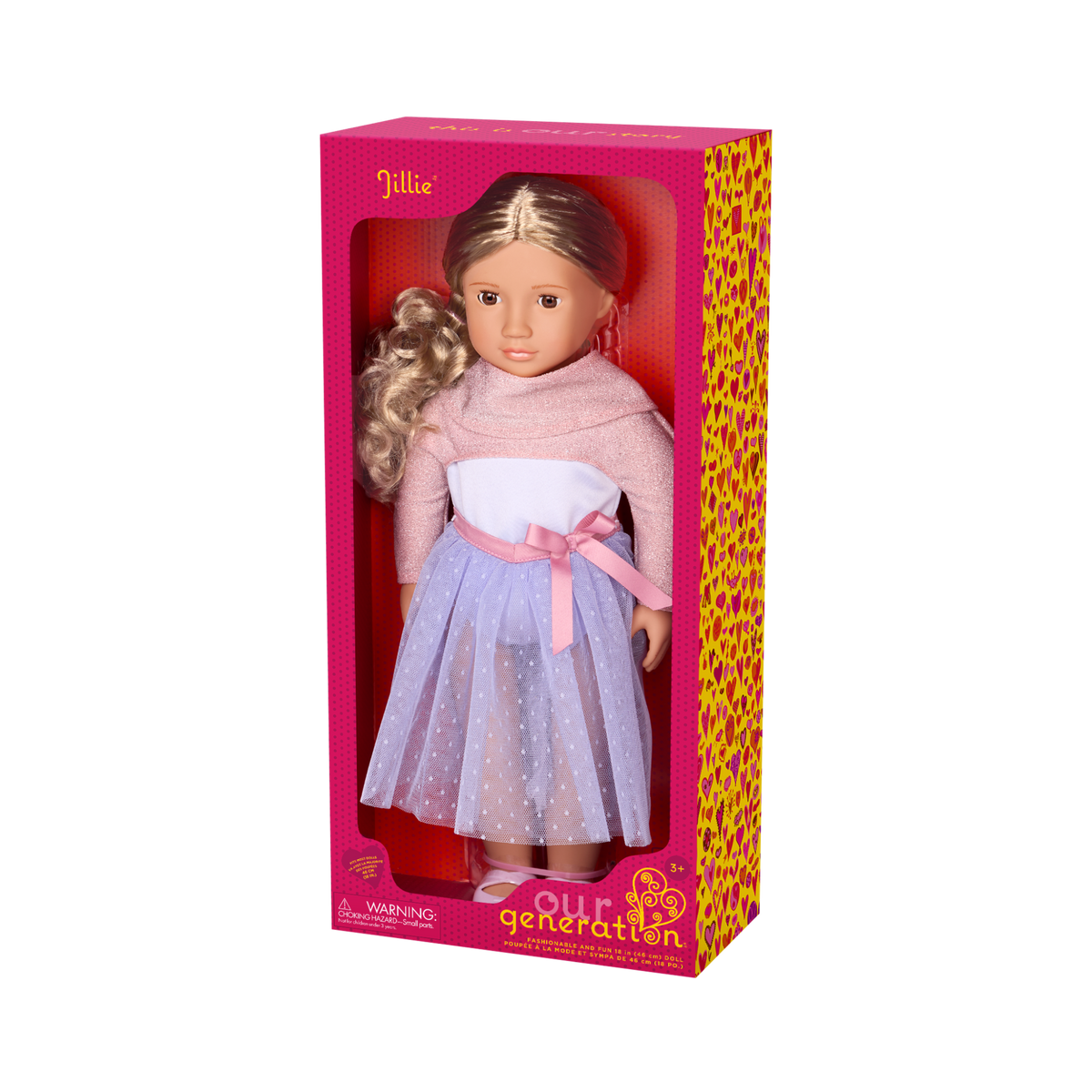Our Generation Doll With Ballerina Dress & Sweater Jillie BD31597Z - Colorland Toys