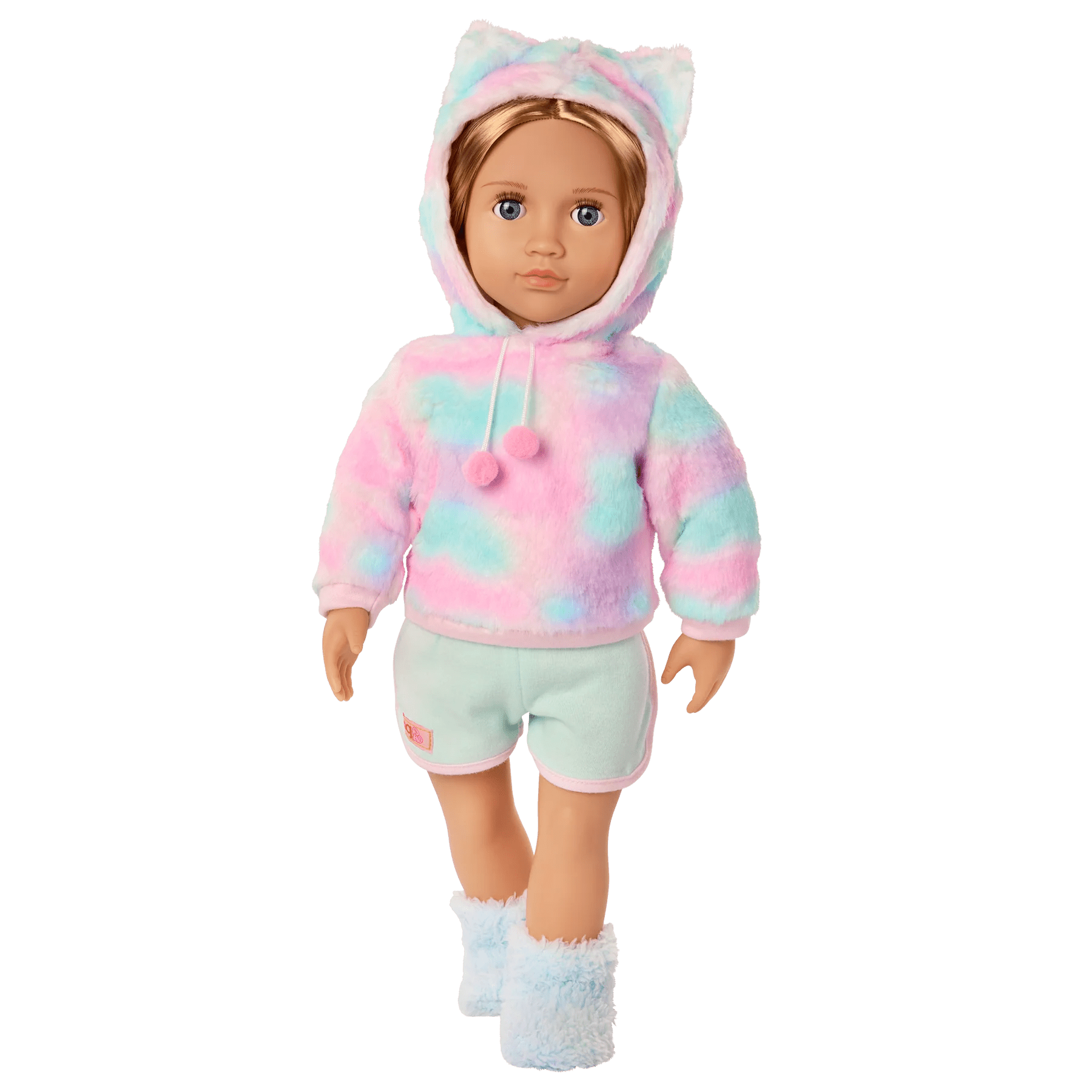 Our Generation Doll With Cat Pajama Mandy BD31592Z - Colorland Toys
