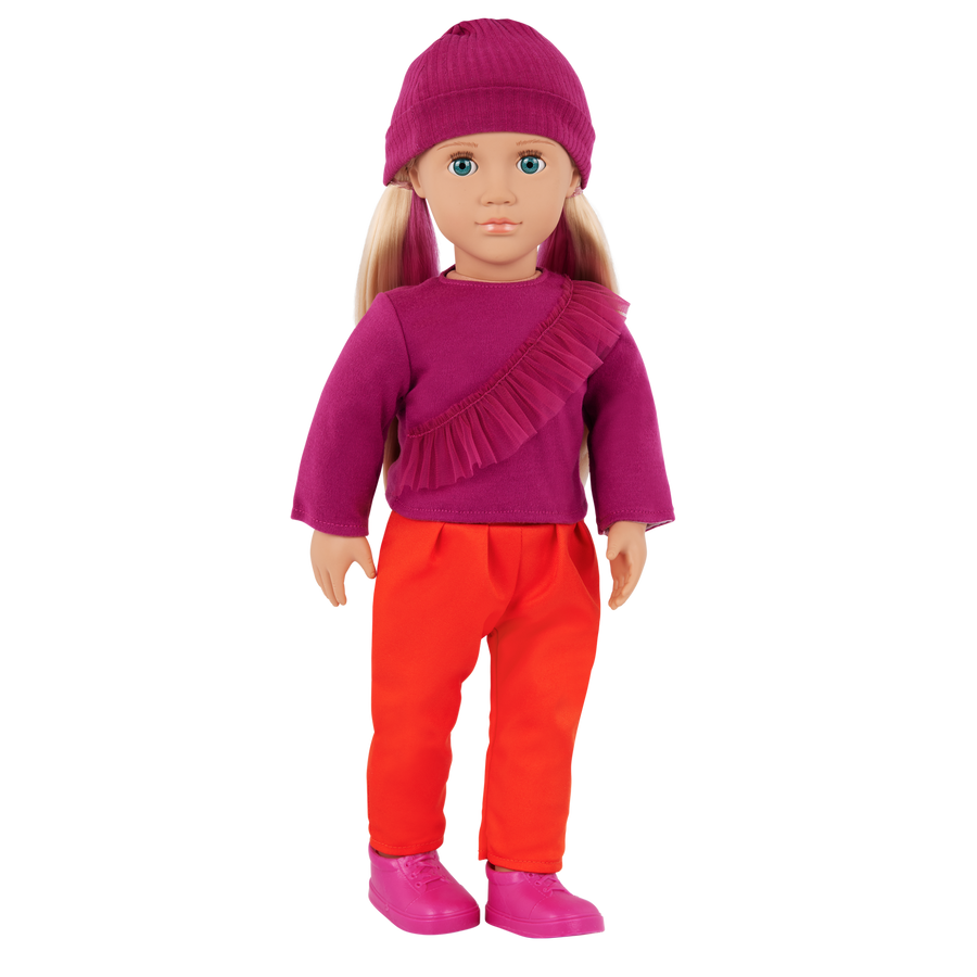 Our Generation Doll With Color Block Outfit Shay BD31554Z — image 1