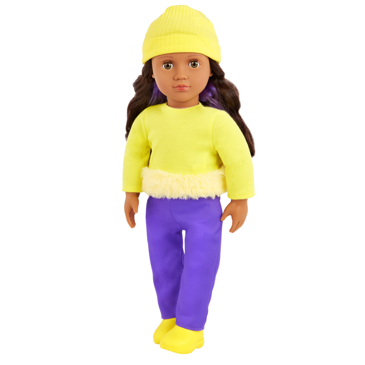 Our Generation Doll With Color Block Outfit Sola BD31555Z - Colorland Toys