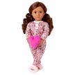Our Generation Doll With Leopard Pajama & Heart Pillow, Gracia BD31739Z