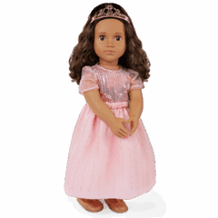 Our Generation Doll With Princess Dress, Estrella BD31740Z - Colorland Toys