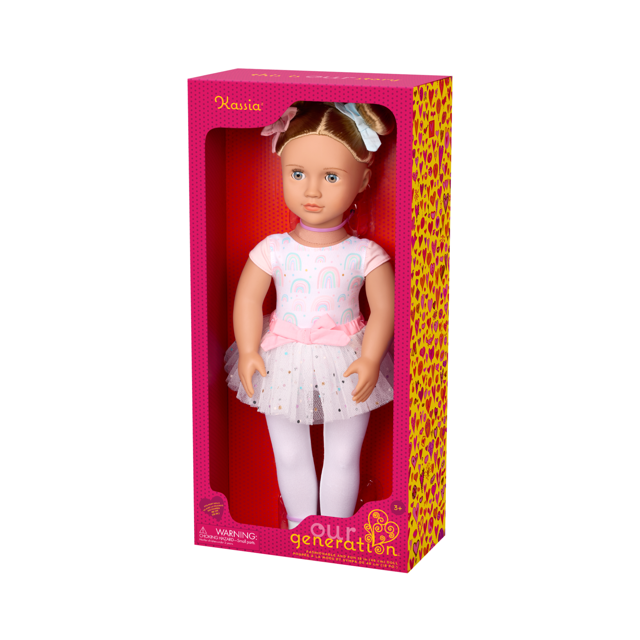 Our Generation Doll With Rainbow Ballet Outfit Kassia BD31723Z - Colorland Toys