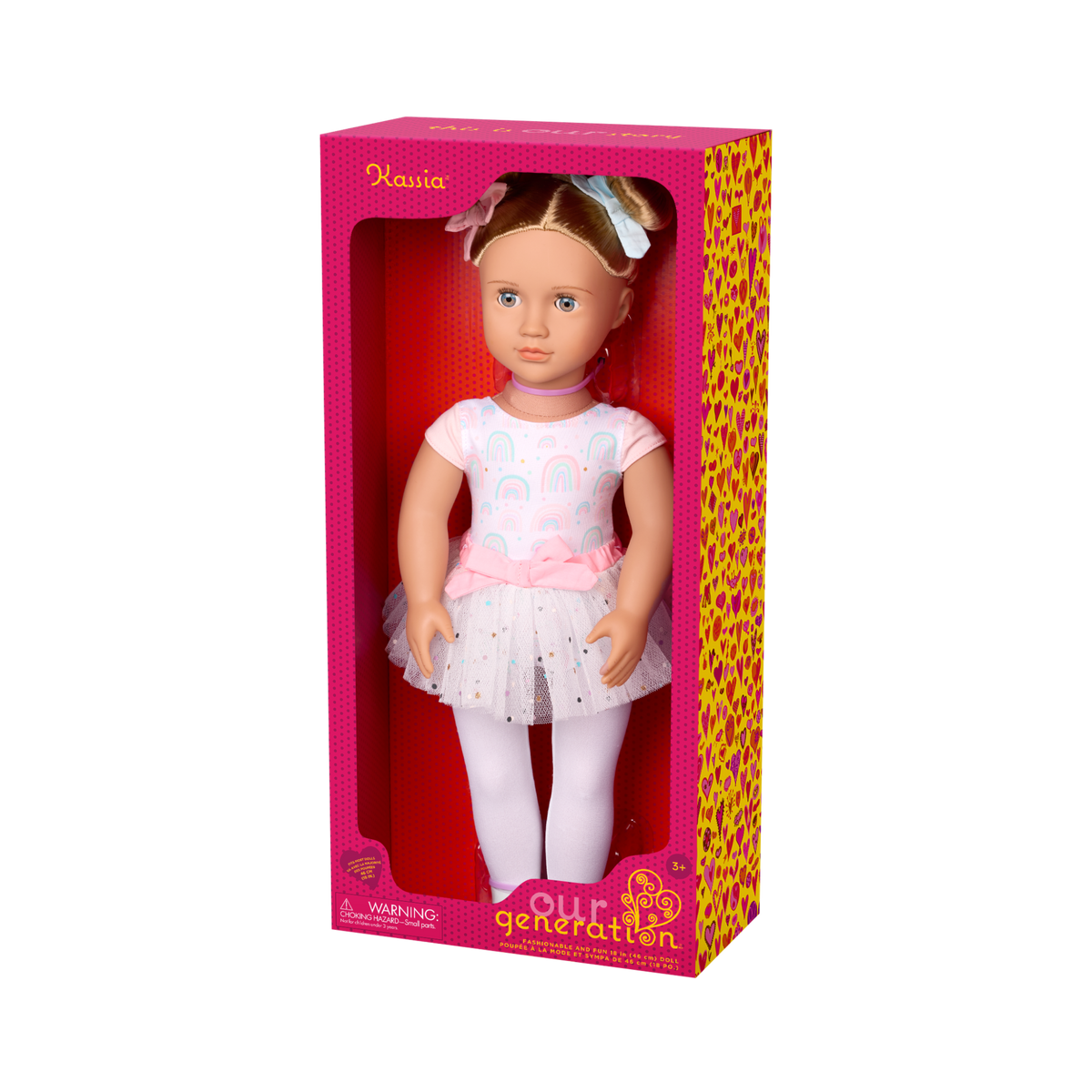 Our Generation Doll With Rainbow Ballet Outfit Kassia BD31723Z — image 2