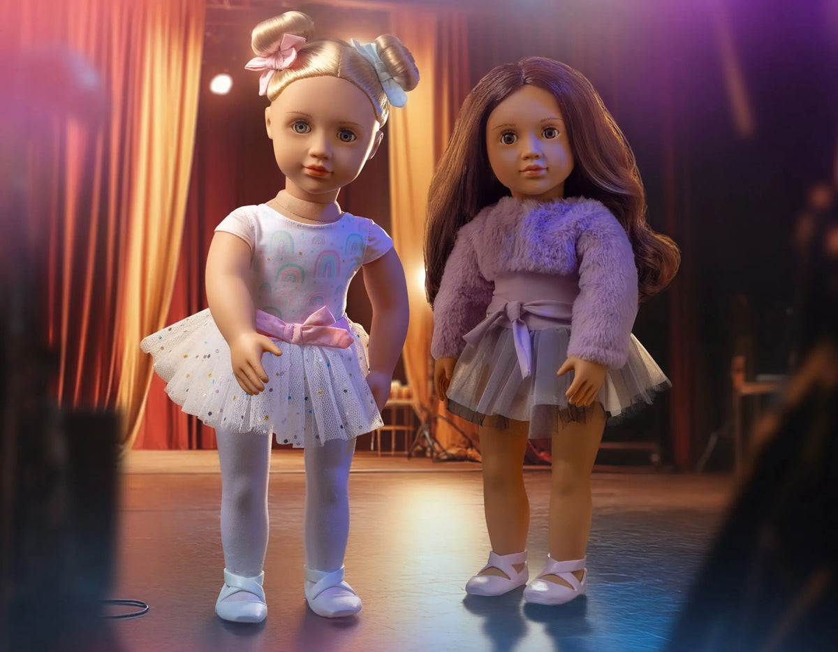 Our Generation Doll With Rainbow Ballet Outfit Kassia BD31723Z — image 3