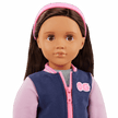 Our Generation Doll With School Outfit And Bomber Jacket BD31741Z