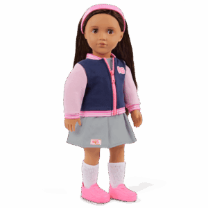 Our Generation Doll With School Outfit And Bomber Jacket BD31741Z - Colorland Toys