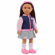Our Generation Doll With School Outfit And Bomber Jacket BD31741Z