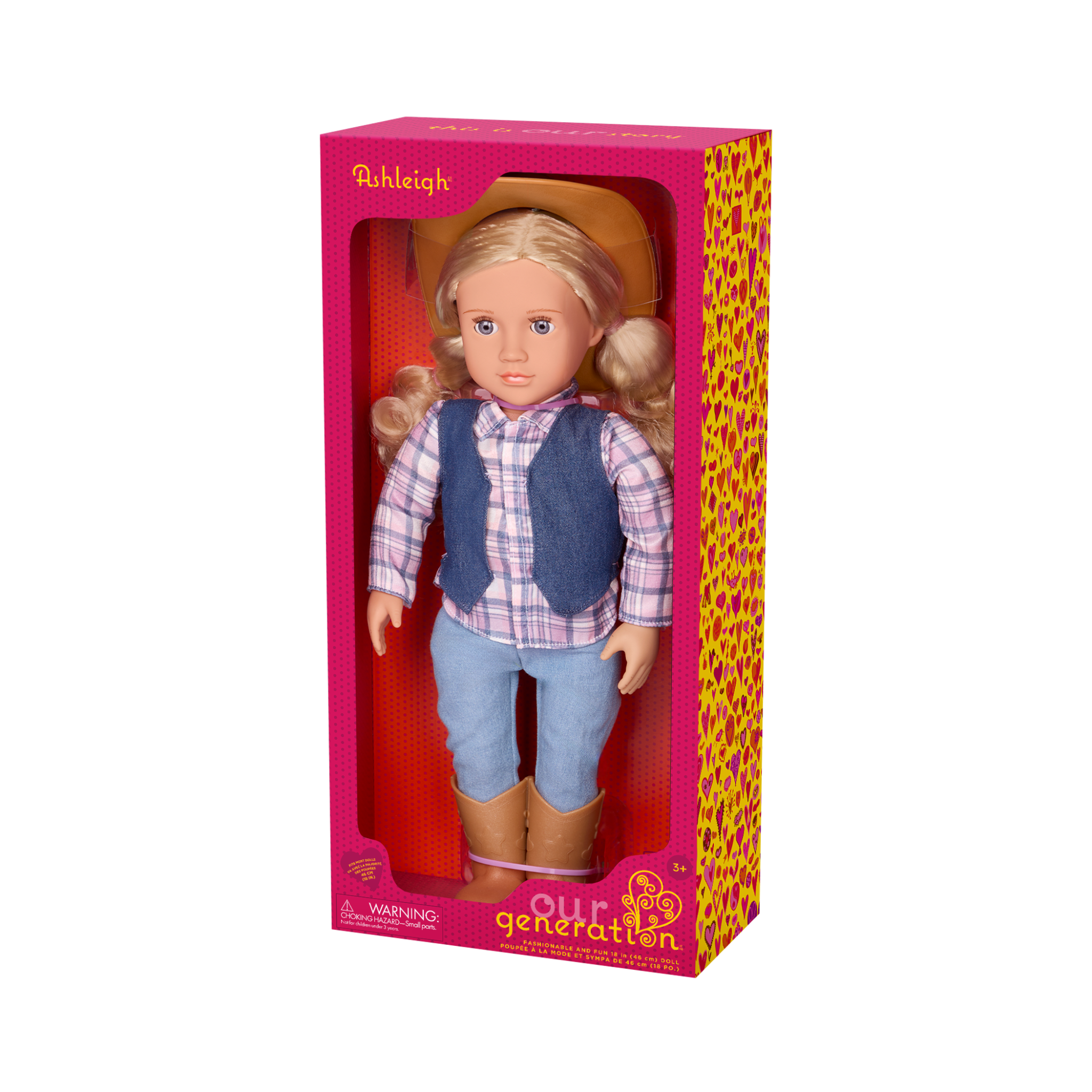 Our Generation Doll With Western Yellowstone Outfit Ashleigh BD31712Z - Colorland Toys
