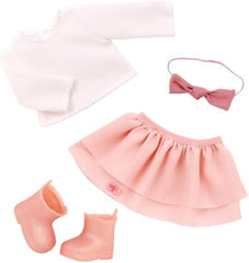 Our Generation Effie Doll With Pink Frilly Skirt Outfit - Colorland Toys