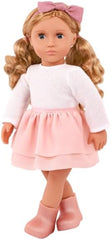 Our Generation Effie Doll With Pink Frilly Skirt Outfit - Colorland Toys