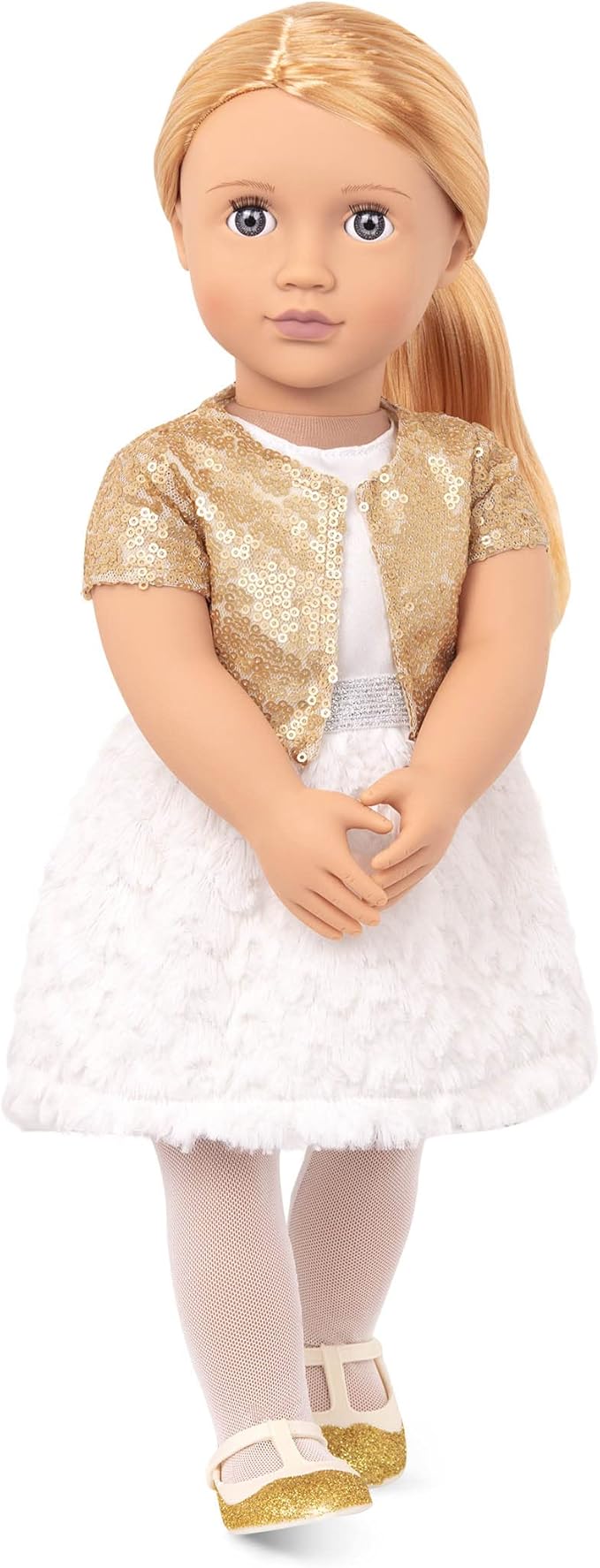 Our Generation Holiday Doll With Sequin Dress BD31717Z - Colorland Toys