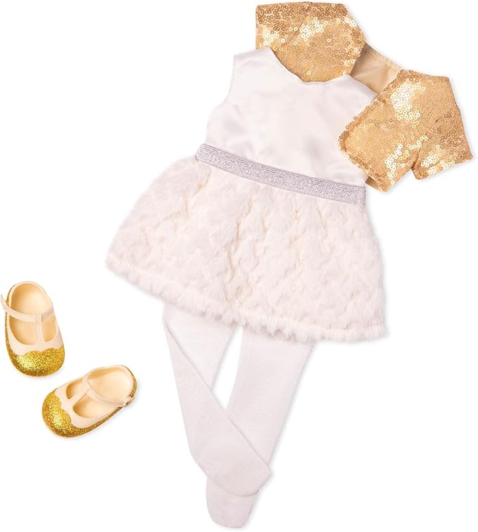 Our Generation Holiday Doll With Sequin Dress BD31717Z - Colorland Toys