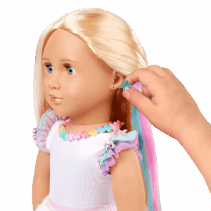 Our Generation Jewelry Doll With Make-Your-Own Jewelry BD31722Z - Colorland Toys