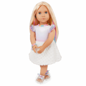 Our Generation Jewelry Doll With Make-Your-Own Jewelry BD31722Z - Colorland Toys