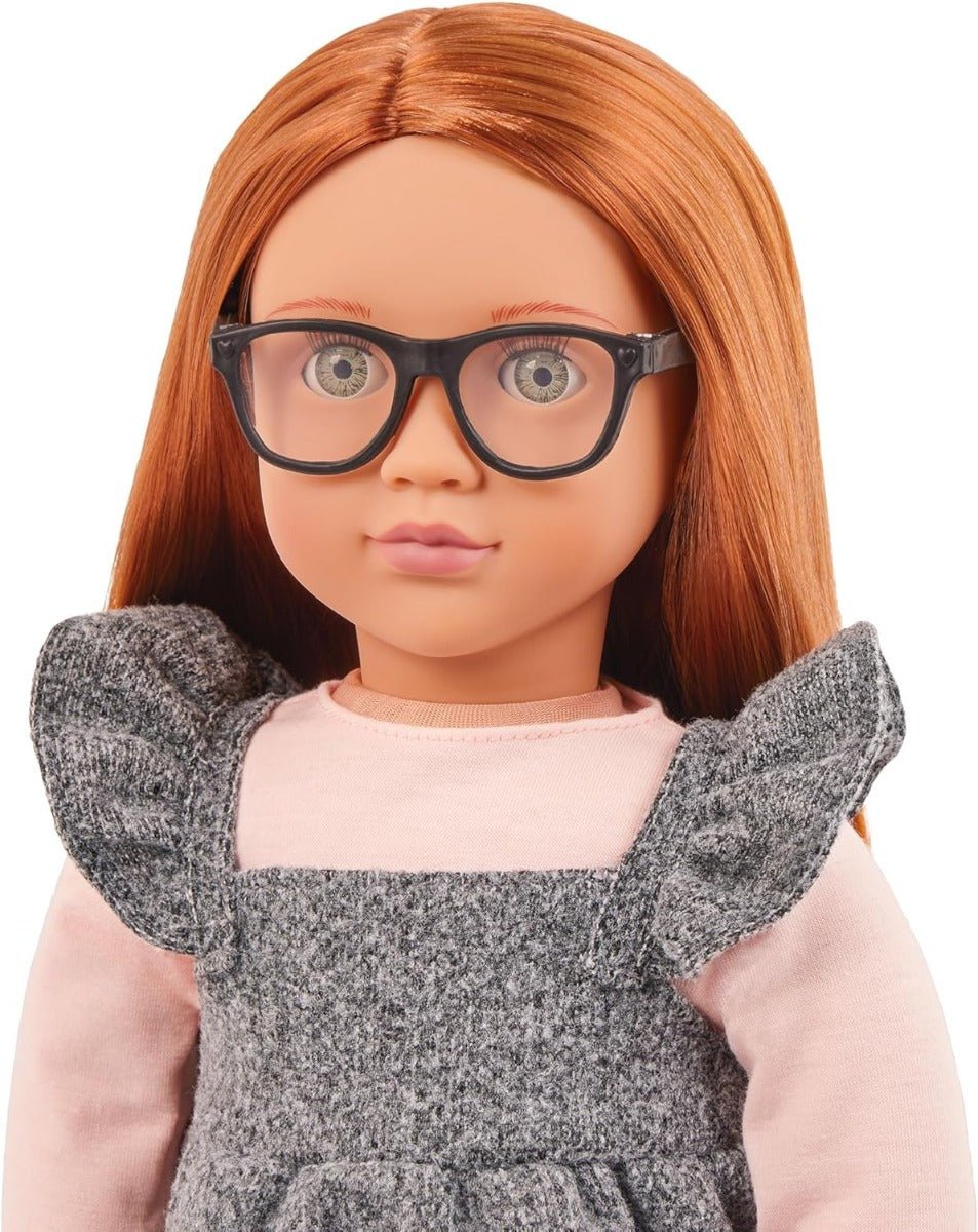 Our Generation Kelly Doll In School Dress And Heart Patches - Colorland Toys