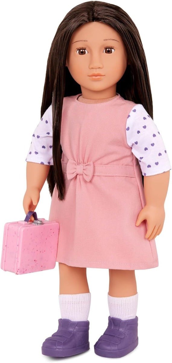 Our Generation Lin Doll With School Uniform - Colorland Toys