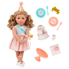 Our Generation Romy Birthday Party Doll With Accessories - Colorland Toys
