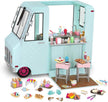 Our Generation Sweet Stop Ice Cream Truck with Electronics for 18-inch Dolls Light Blue