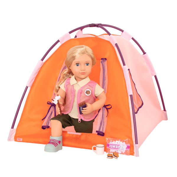 Our Generation Tent & Camping Set for 18 - inch Dolls All Night Campsite - Colorland Toys