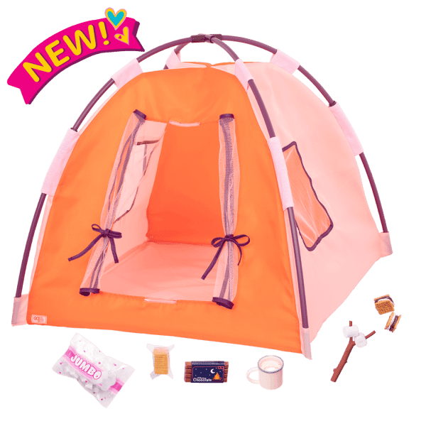 Our Generation Tent & Camping Set for 18 - inch Dolls All Night Campsite - Colorland Toys